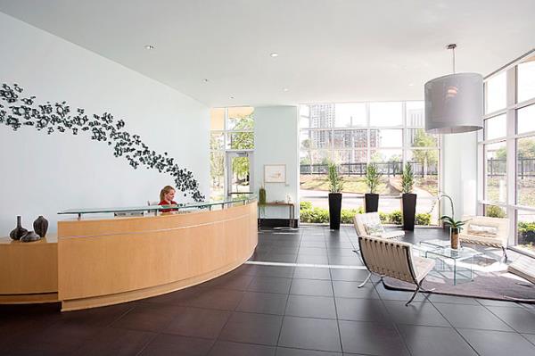 Lobby Decorating Ideas: Welcome to World Six Favorite Hotels : Awesome Lobby Of The Shore In Austin Texas With Exquisite Wall Art