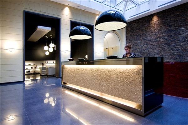 Lobby Decorating Ideas: Welcome to World Six Favorite Hotels : Dramatic Lighting In The Lobby Of Hotel Palazzo Zichy