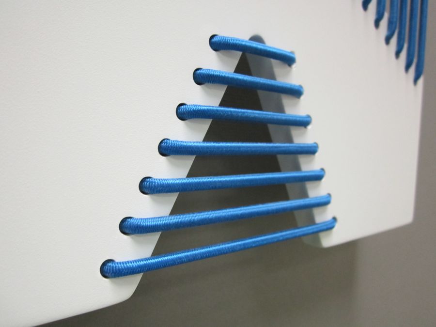 Amazing Wall Design Ideas; the Beauty of Wall Tiles in Rooms : Powerful Hand Laced Cord Of The Corset Tiles